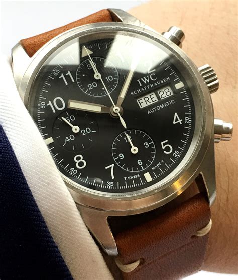 iwc der fliegerchronograph price|flieger chronograph review.